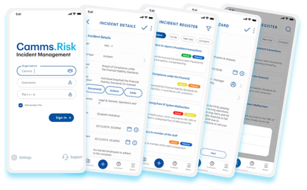 Report safety incident from anywhere with camm's mobile incident reporting mobile app